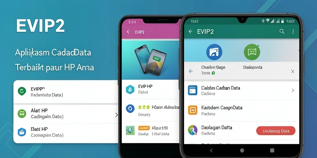 Tampilan antarmuka pengguna EVIP2 yang intuitif dan mudah digunakan.