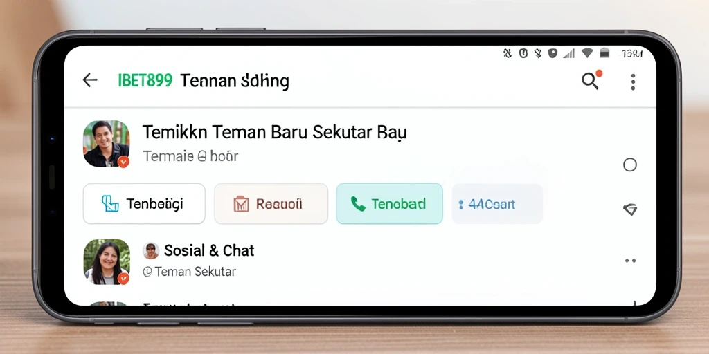 Tampilan antarmuka pengguna IBET899 yang sederhana dan menarik.