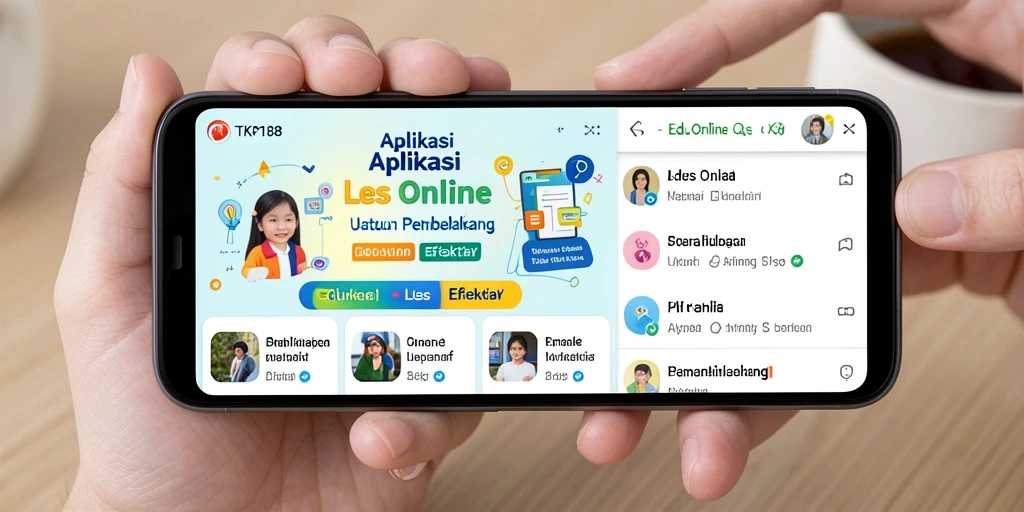 Antarmuka TKP188 yang mudah digunakan untuk Les Online.